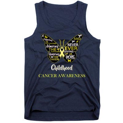 Childhood Cancer butterfly  Tank Top