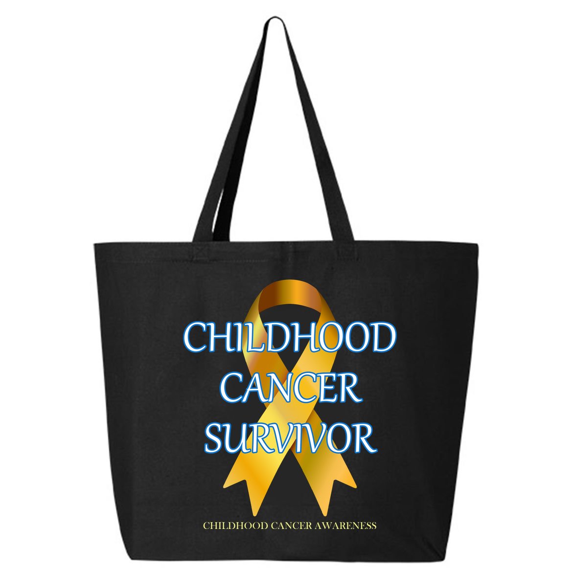 Childhood Cancer Survivor 25L Jumbo Tote