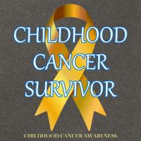 Childhood Cancer Survivor Cotton Canvas Backpack