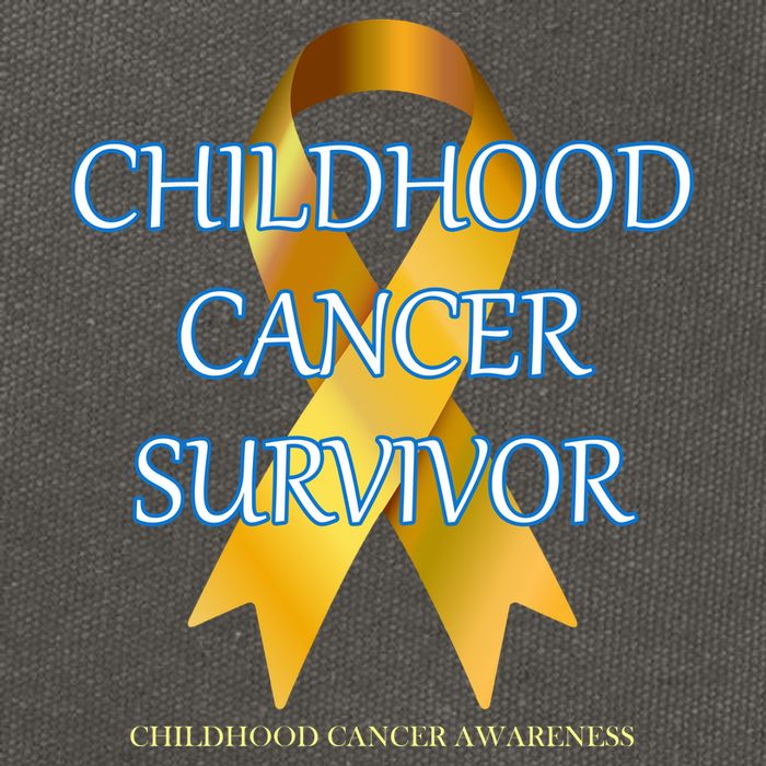 Childhood Cancer Survivor Cotton Canvas Backpack