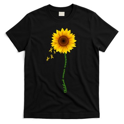 Children's Cancer Awareness Sunflower T-Shirt