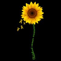Children's Cancer Awareness Sunflower Bucket Hat