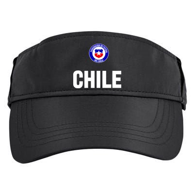 Chile Chilean Flag Soccer Futbol Adult Drive Performance Visor