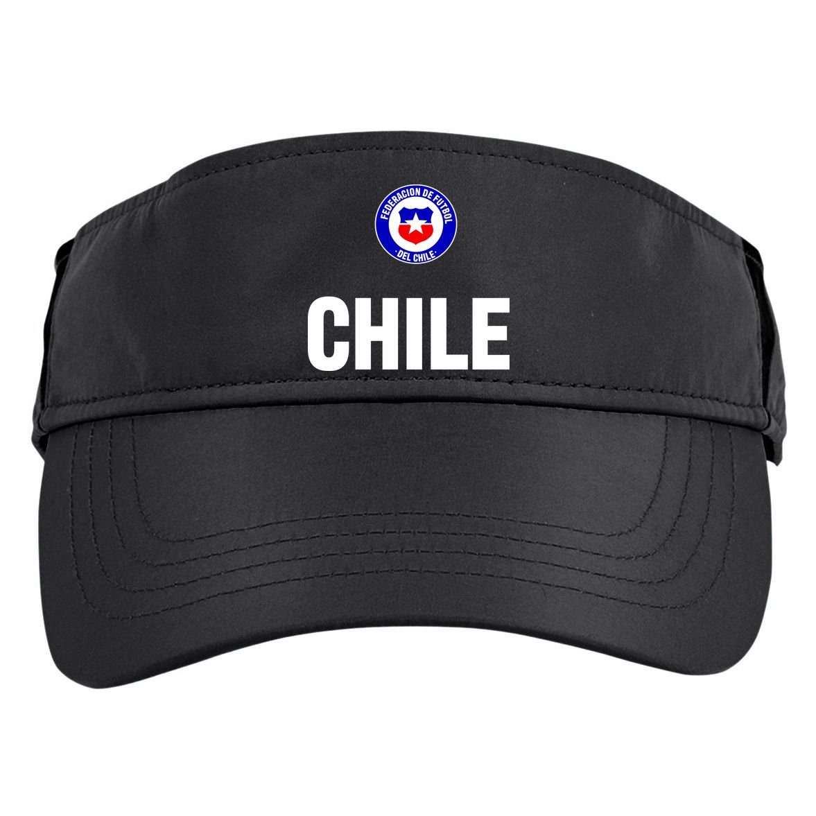 Chile Chilean Flag Soccer Futbol Adult Drive Performance Visor