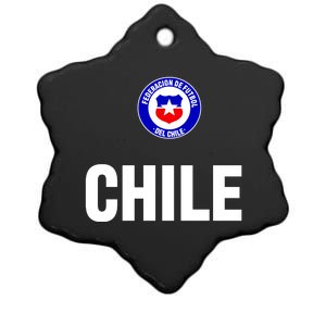 Chile Chilean Flag Soccer Futbol Ceramic Star Ornament