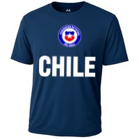Chile Chilean Flag Soccer Futbol Cooling Performance Crew T-Shirt