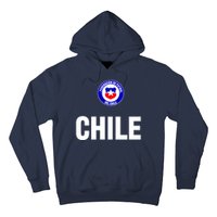 Chile Chilean Flag Soccer Futbol Hoodie