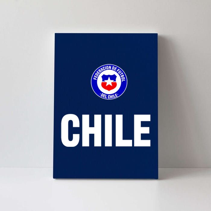 Chile Chilean Flag Soccer Futbol Canvas