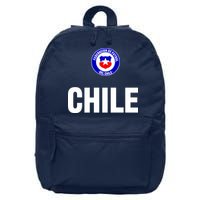 Chile Chilean Flag Soccer Futbol 16 in Basic Backpack