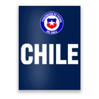 Chile Chilean Flag Soccer Futbol Poster