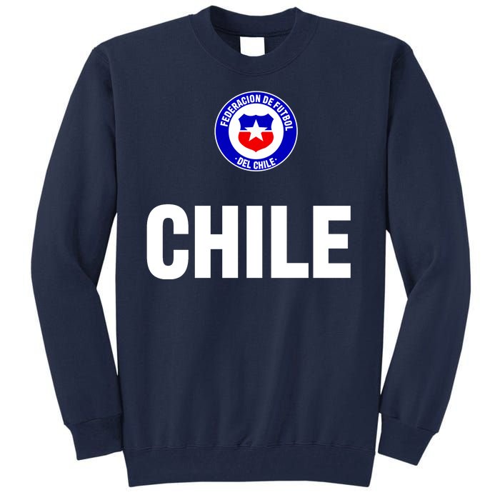 Chile Chilean Flag Soccer Futbol Tall Sweatshirt