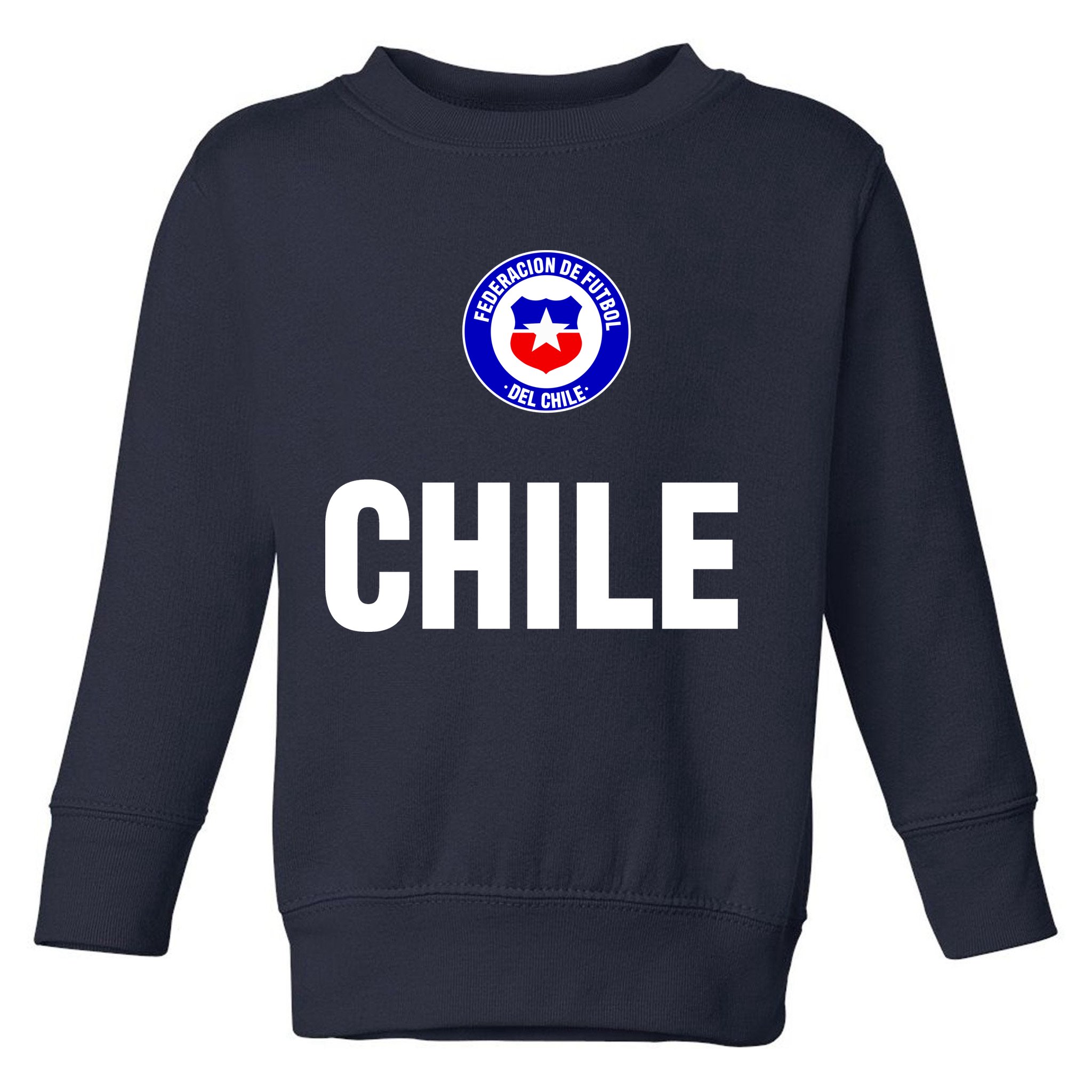Chile Chilean Flag Soccer Futbol Toddler Sweatshirt