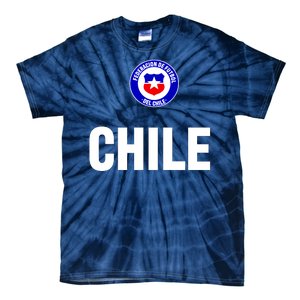 Chile Chilean Flag Soccer Futbol Tie-Dye T-Shirt