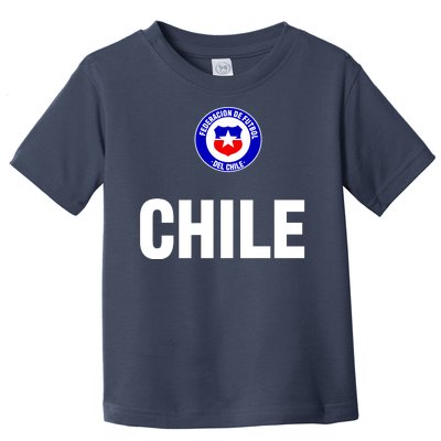 Chile Chilean Flag Soccer Futbol Toddler T-Shirt