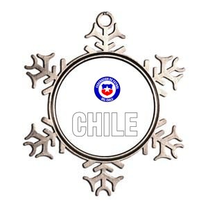 Chile Chilean Flag Soccer Futbol Metallic Star Ornament