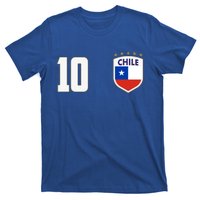 Chile Flag Shield Logo Futbol Soccer World Cup T-Shirt