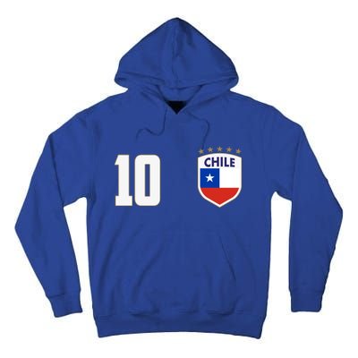 Chile Flag Shield Logo Futbol Soccer World Cup Tall Hoodie