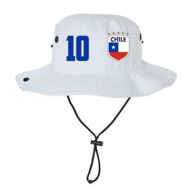 Chile Flag Shield Logo Futbol Soccer World Cup Legacy Cool Fit Booney Bucket Hat