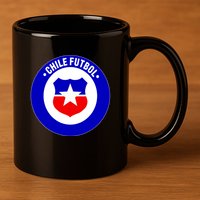 Chile Futbol Soccer Retro National Team 11oz C Handle Ceramic Mug