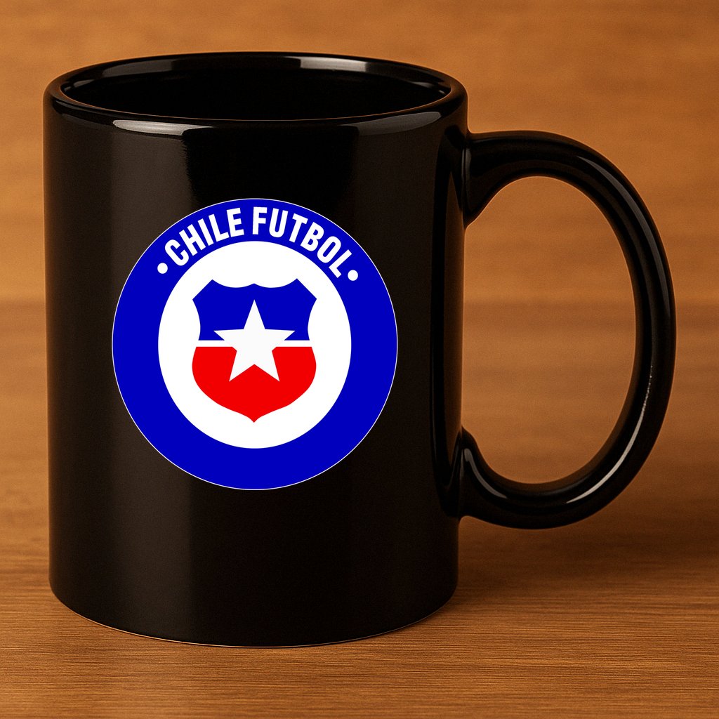 Chile Futbol Soccer Retro National Team 11oz C Handle Ceramic Mug