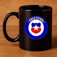 Chile Futbol Soccer Retro National Team 11oz C Handle Ceramic Mug