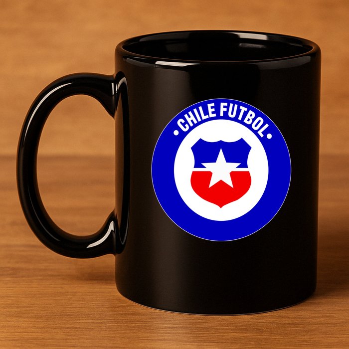 Chile Futbol Soccer Retro National Team 11oz C Handle Ceramic Mug