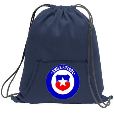 Chile Futbol Soccer Retro National Team Sweatshirt Cinch Pack Bag