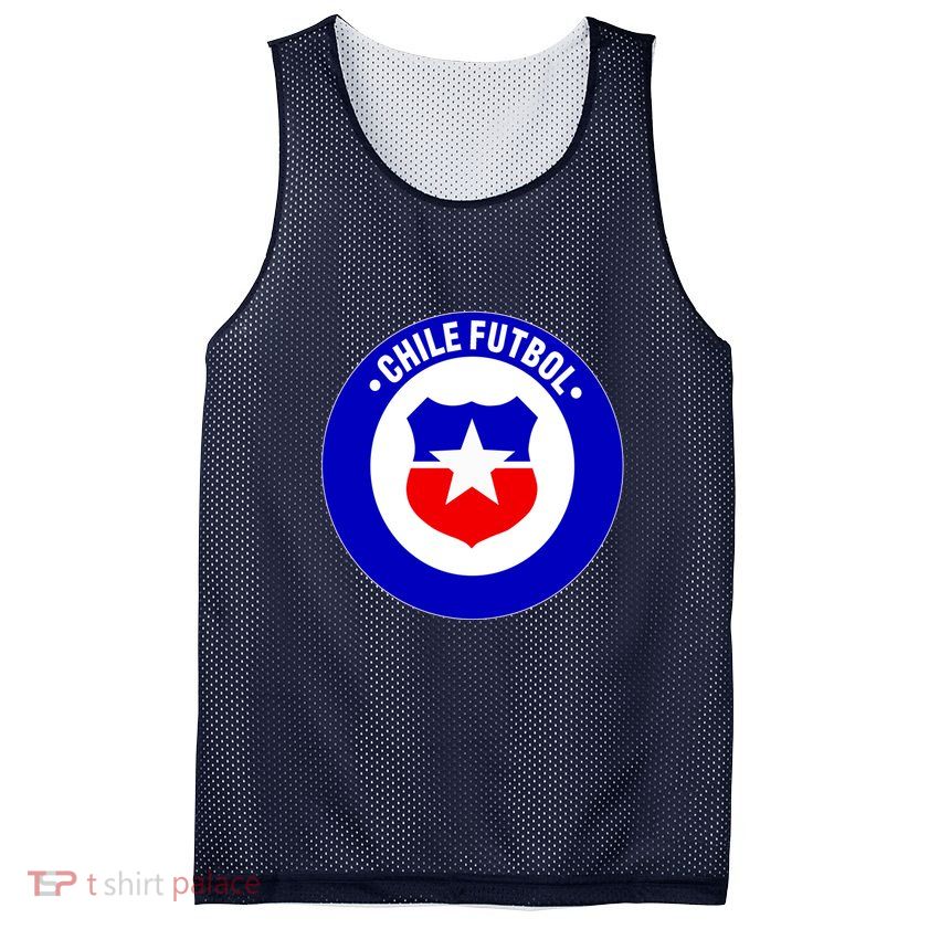 Chile Futbol Soccer Retro National Team Mesh Reversible Basketball Jersey Tank