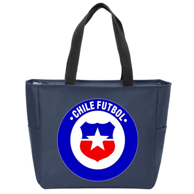 Chile Futbol Soccer Retro National Team Zip Tote Bag