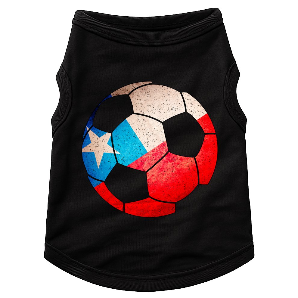 Chile Soccer Ball Flag Doggie Tank
