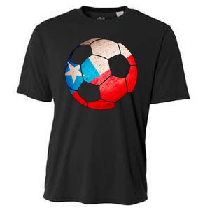 Chile Soccer Ball Flag Cooling Performance Crew T-Shirt