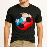 Chile Soccer Ball Flag Cooling Performance Crew T-Shirt
