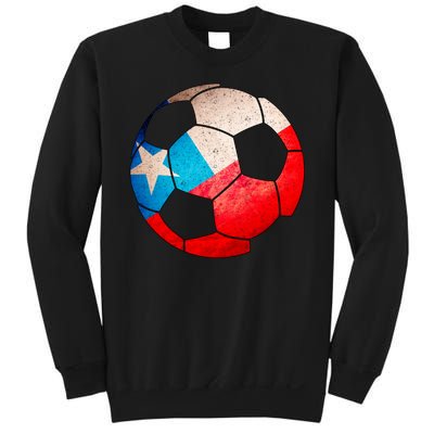 Chile Soccer Ball Flag Sweatshirt