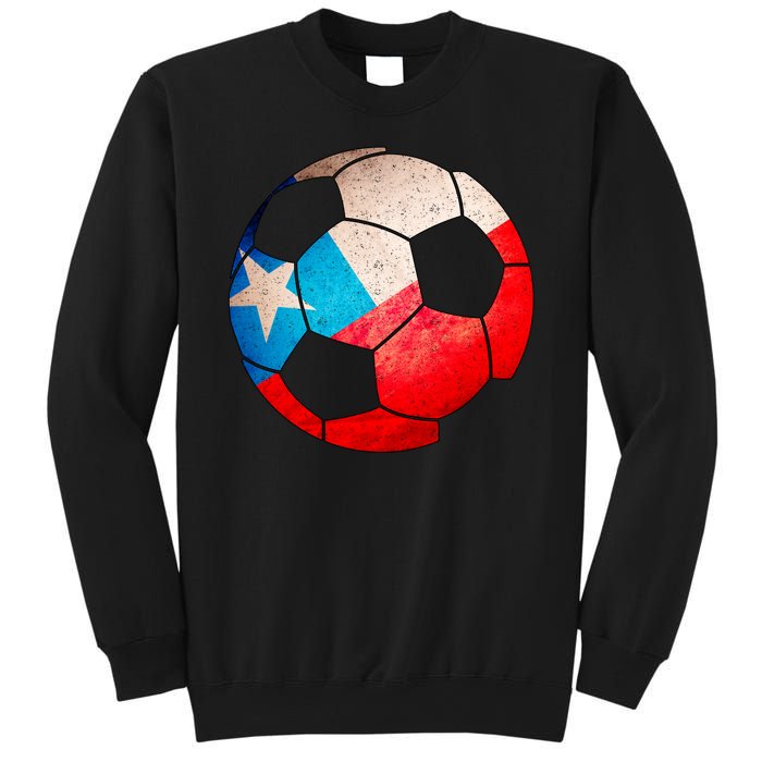 Chile Soccer Ball Flag Sweatshirt