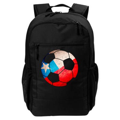 Chile Soccer Ball Flag Daily Commute Backpack