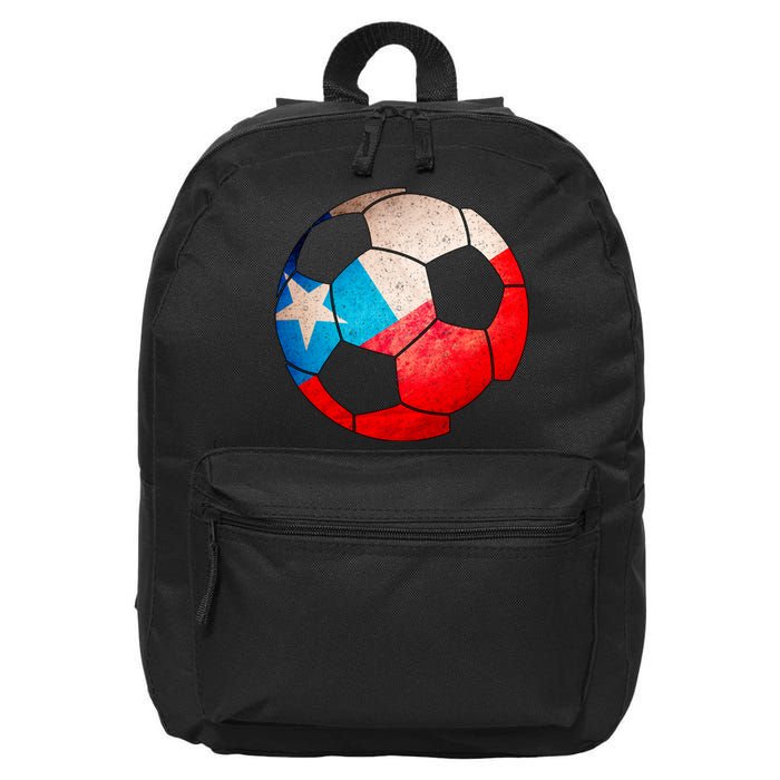 Chile Soccer Ball Flag 16 in Basic Backpack