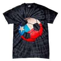 Chile Soccer Ball Flag Tie-Dye T-Shirt