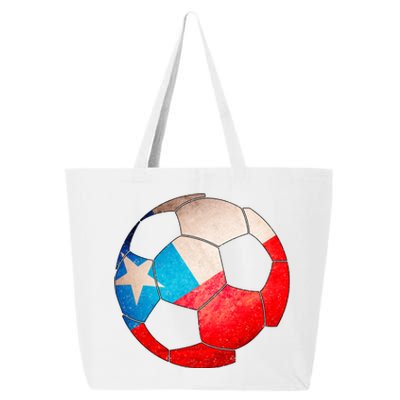 Chile Soccer Ball Flag 25L Jumbo Tote