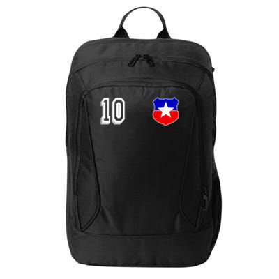 Chile Soccer La Roja Jersey Number 10 City Backpack