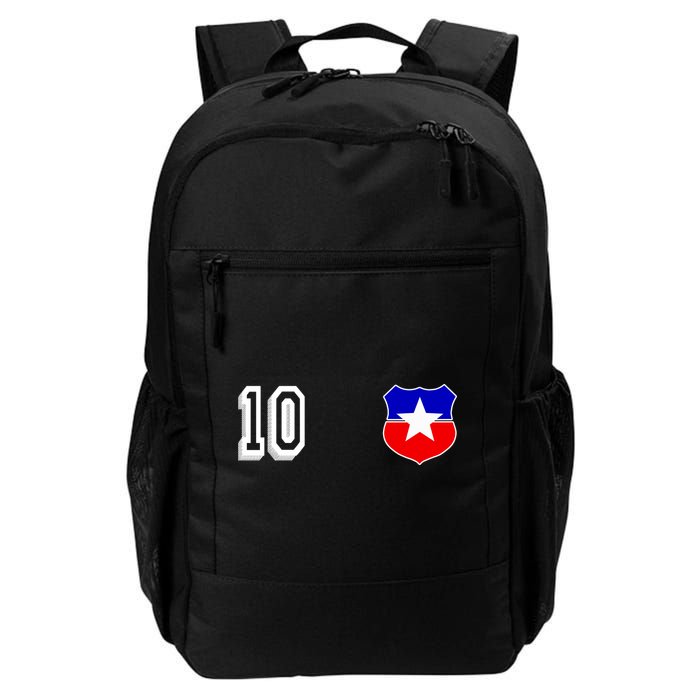 Chile Soccer La Roja Jersey Number 10 Backpack