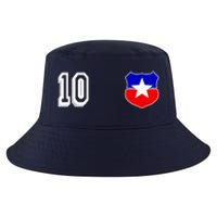 Chile Soccer La Roja Jersey Number 10 Cool Comfort Performance Bucket Hat