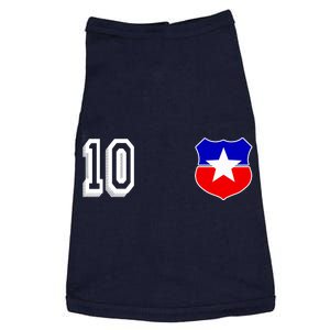 Chile Soccer La Roja Jersey Number 10 Doggie Tank