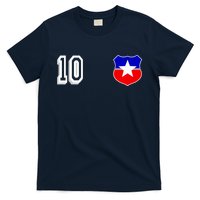 Chile Soccer La Roja Jersey Number 10 T-Shirt