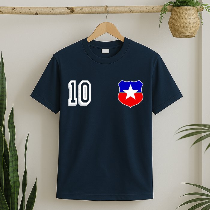 Chile Soccer La Roja Jersey Number 10 T-Shirt