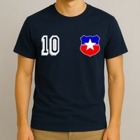 Chile Soccer La Roja Jersey Number 10 T-Shirt