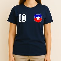Chile Soccer La Roja Jersey Number 10 T-Shirt