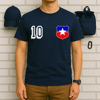 Chile Soccer La Roja Jersey Number 10 T-Shirt