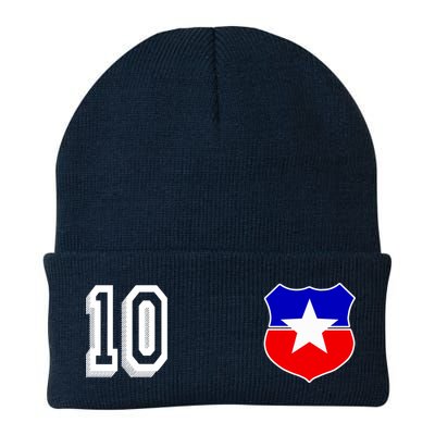 Chile Soccer La Roja Jersey Number 10 Beanie