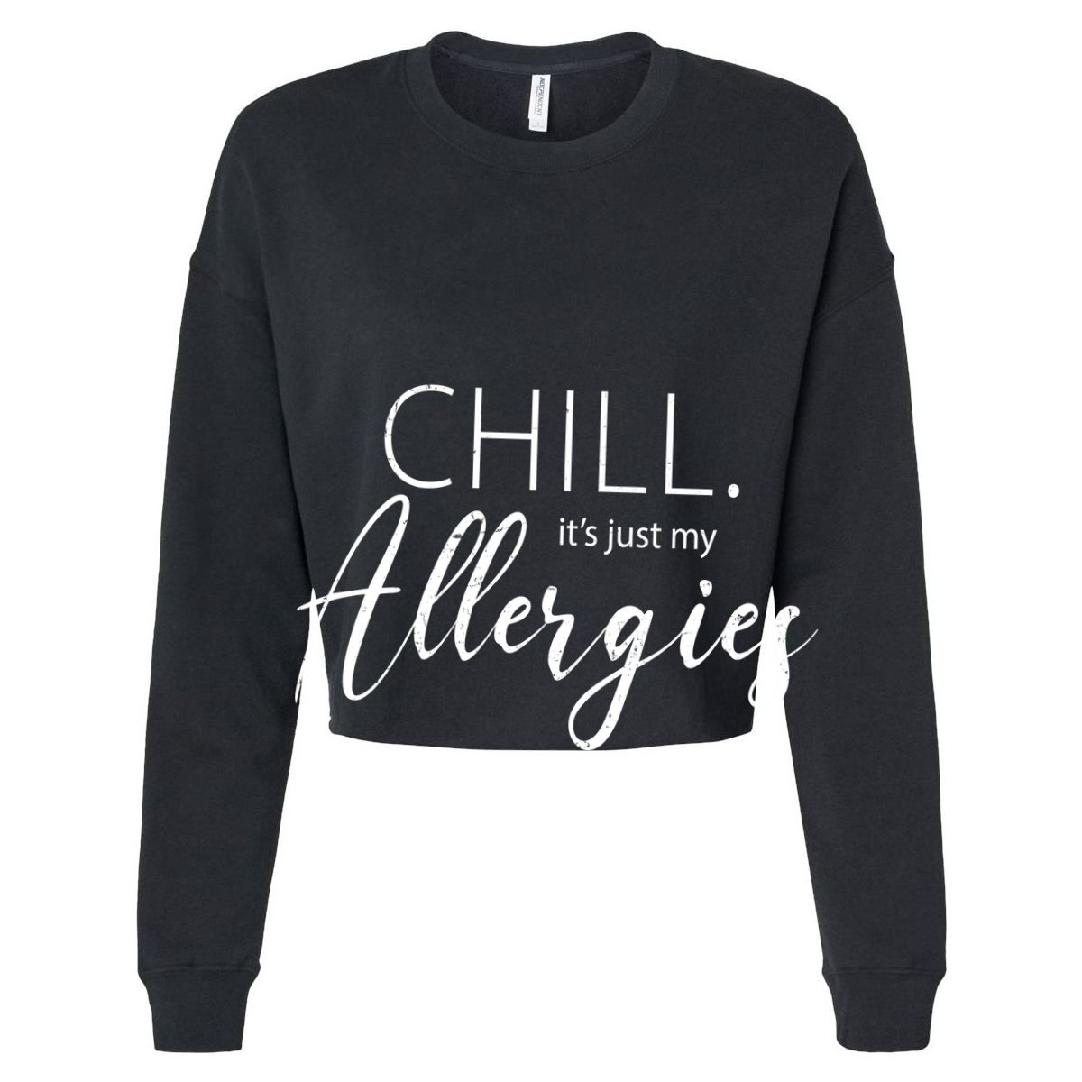 Chill It's Just My Allergies Funny Golf Towel