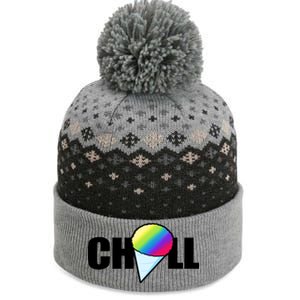 Chill Snowcone Retro The Baniff Cuffed Pom Beanie